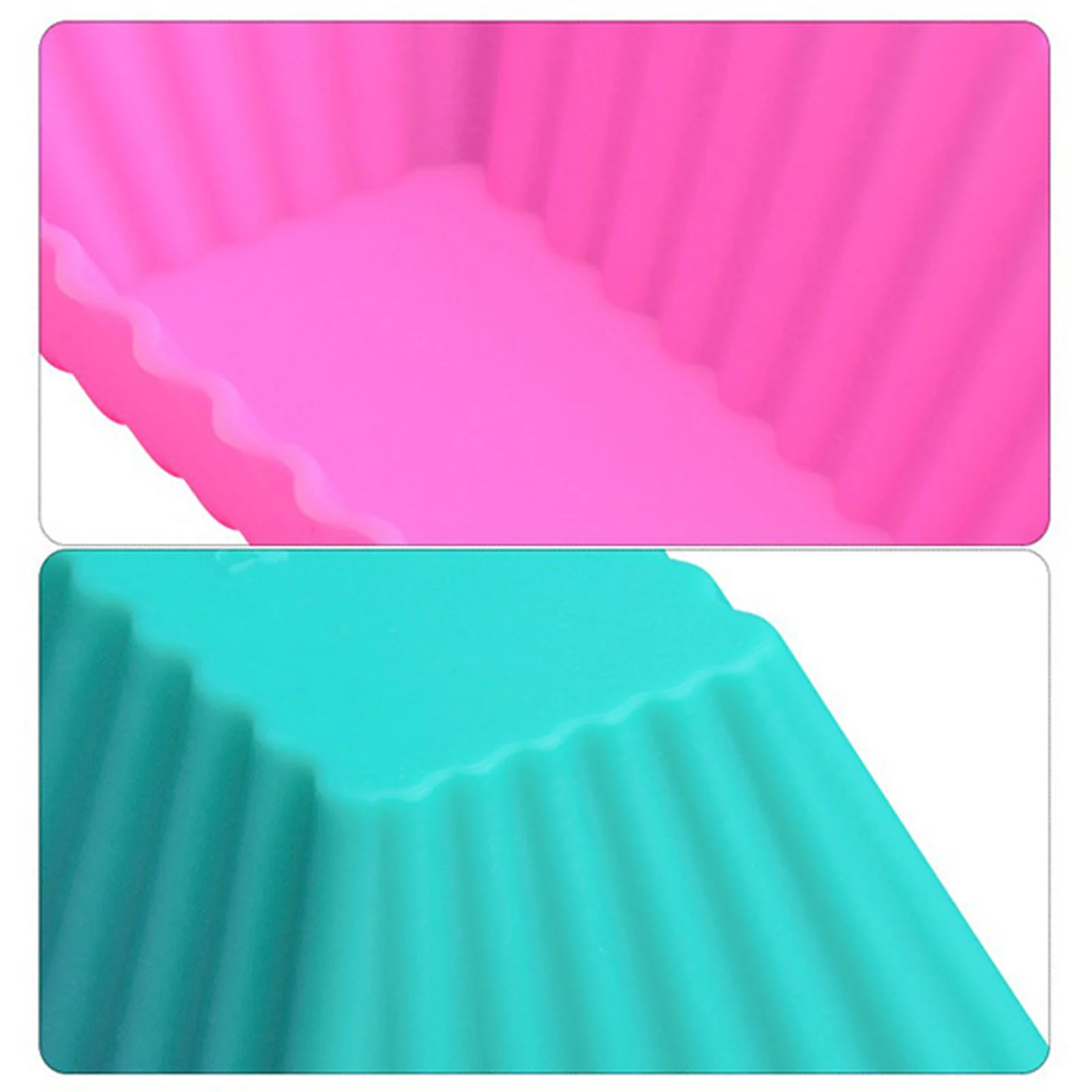 5 прямоугольных круглых чашек-кексов в форме сердца d силиконовые мыльные кекс и