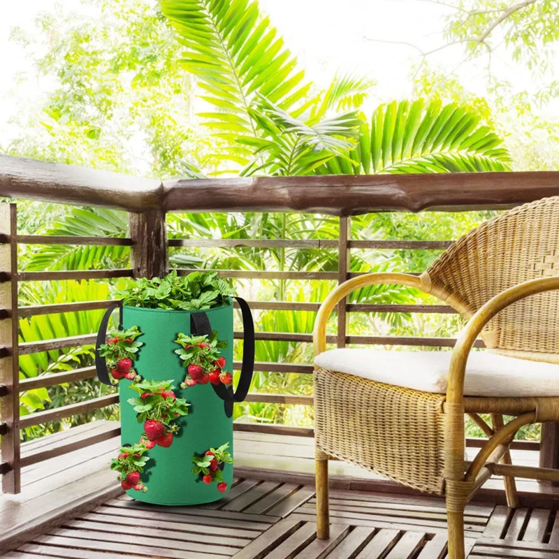 Мешки для посадки из фетровой ткани вертикальный садовый горшок выращивания