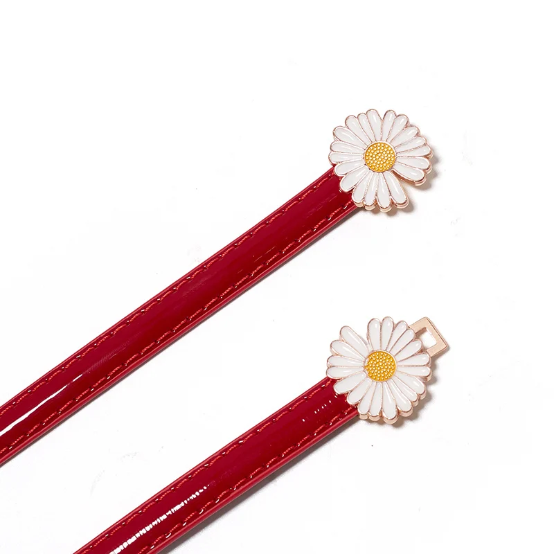 

LA FESTIN Belt width 1cm Belt ladies belt slim dating belt leather belt 95cm long