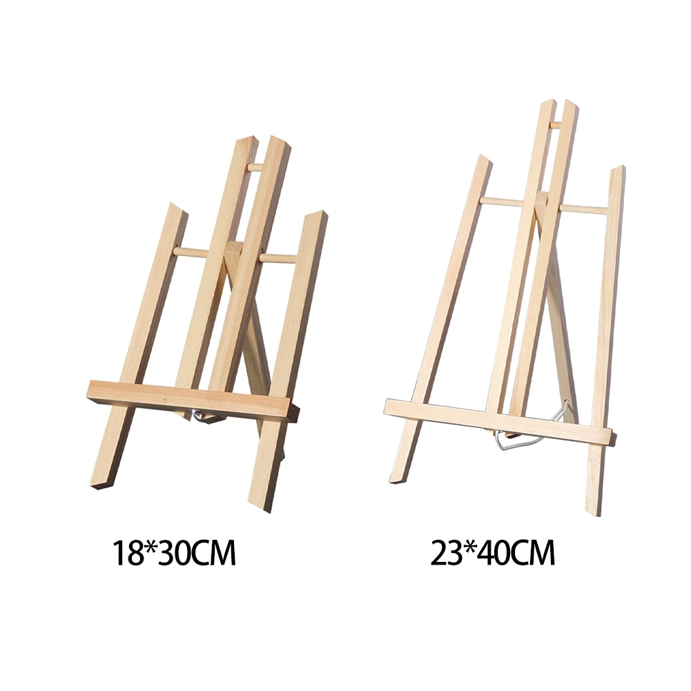 

Outdoor Lightweight Pictures Portable Universal Photos Crafts For Painting Artist Wooden Triangle Easels Frames Display Stand