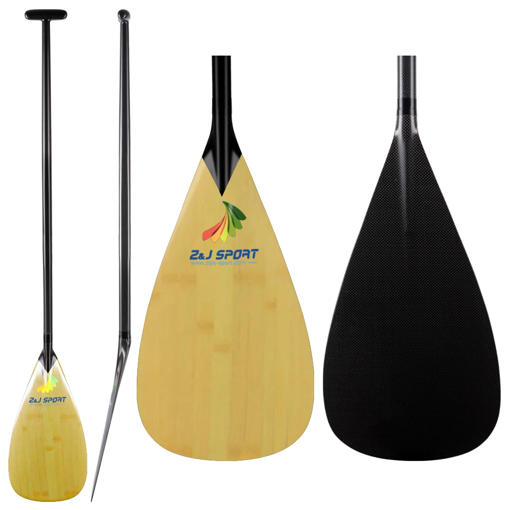 Лидер продаж легкое весло Z &amp J SPORT из углеродного волокна с деревянным шпоном и