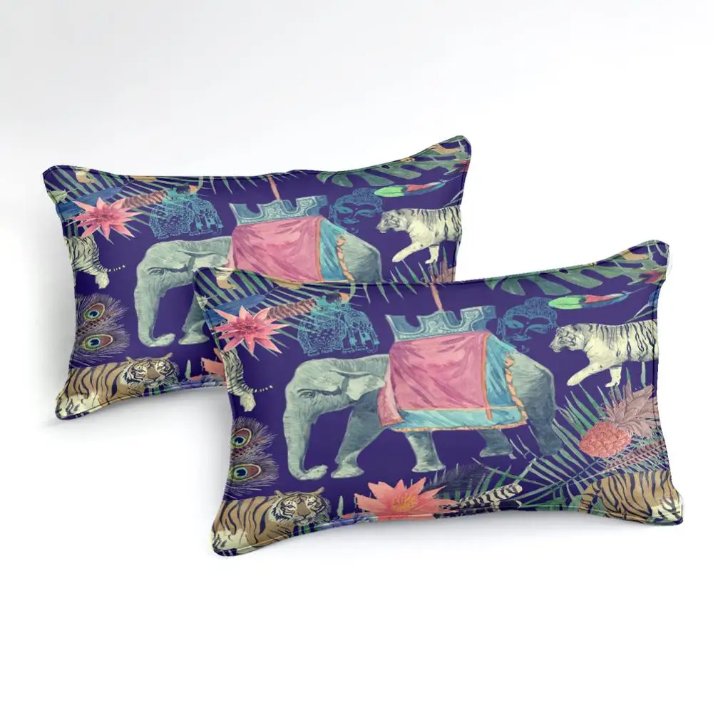 Пляж Бэтмен против Супермена Океанский пододеяльник набор 3D постельное белье