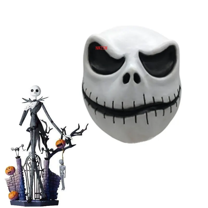 

2020 The Nightmare Before Christmas Jack Skellington Anime Cosplay Costume for Adult Mask All Set Drop Shipping 5pics