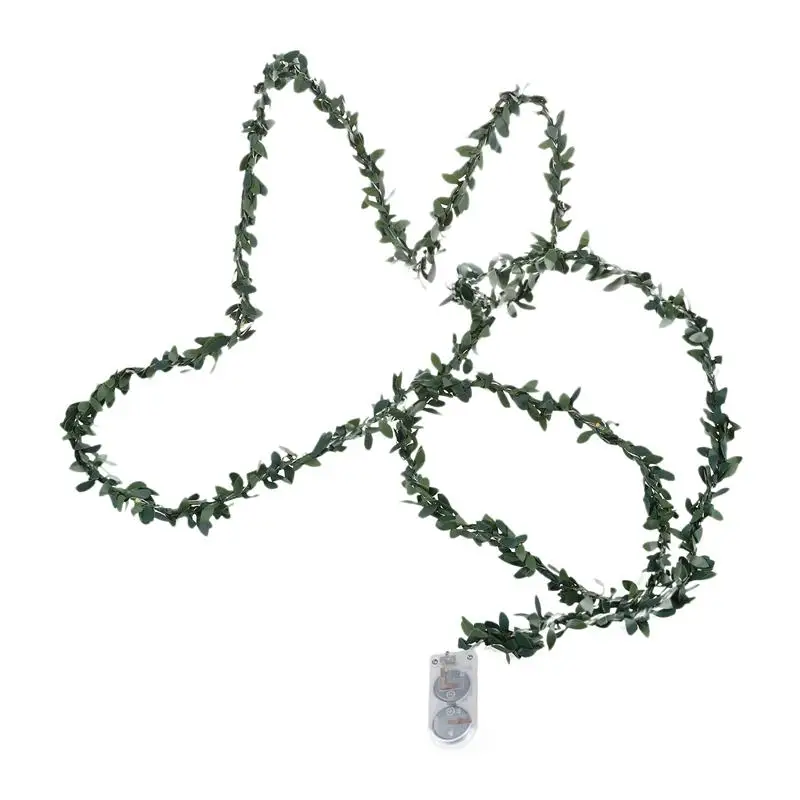 Гирлянда в виде листьев медная светодиодная гирлянда на батарейках 2 м 20