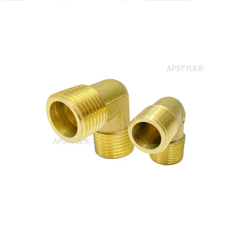 Латунный трубный фитинг адаптер 90 градусов 1/8 &quot1/4" 3/8 &quot1/2" 3/4 &quotBSP локоть
