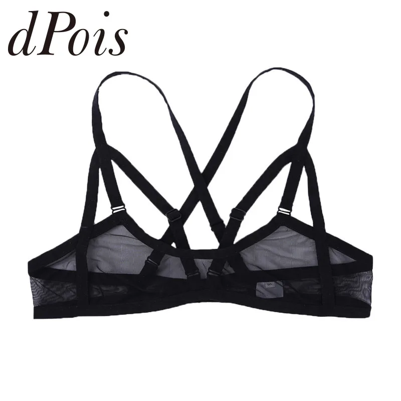 Сексуальное женское нижнее белье мягкая сетка прозрачные регулируемые