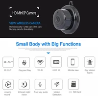 wifi camera mini camcorders surveillance cameras wireless v380 mini camera 1080p hd ip camera night version home security