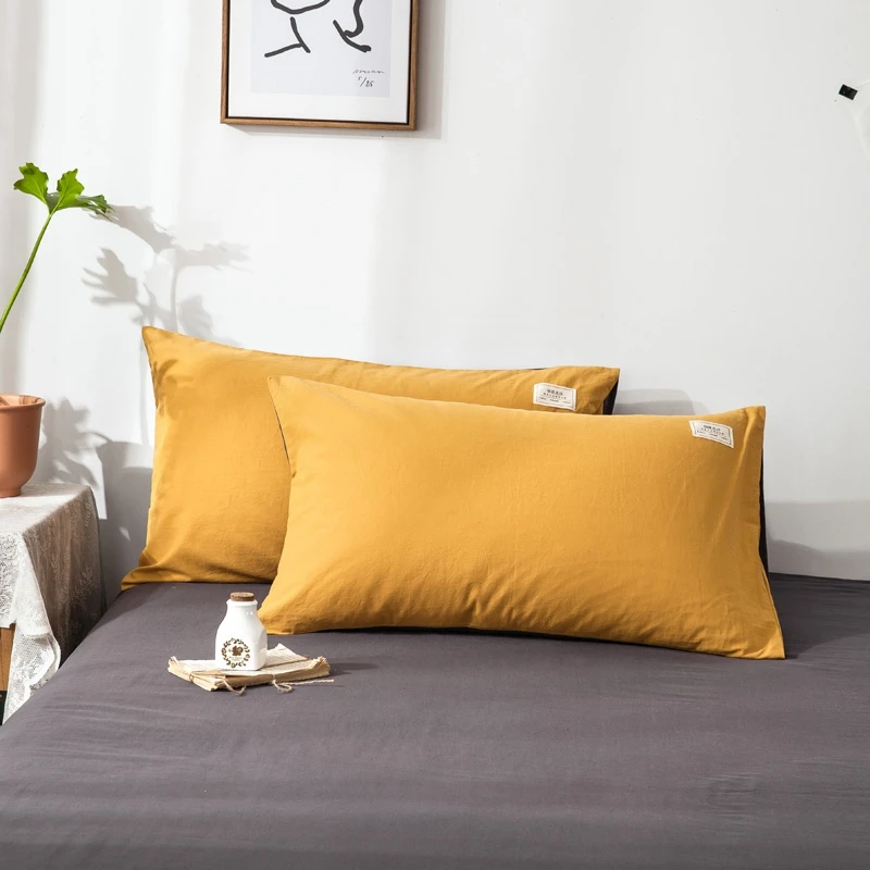 

NEW 100% cotton 48x74cm white pillow case for hair decorative soft Pillow Case Cover For Bedroom Home Textile Bedding Use