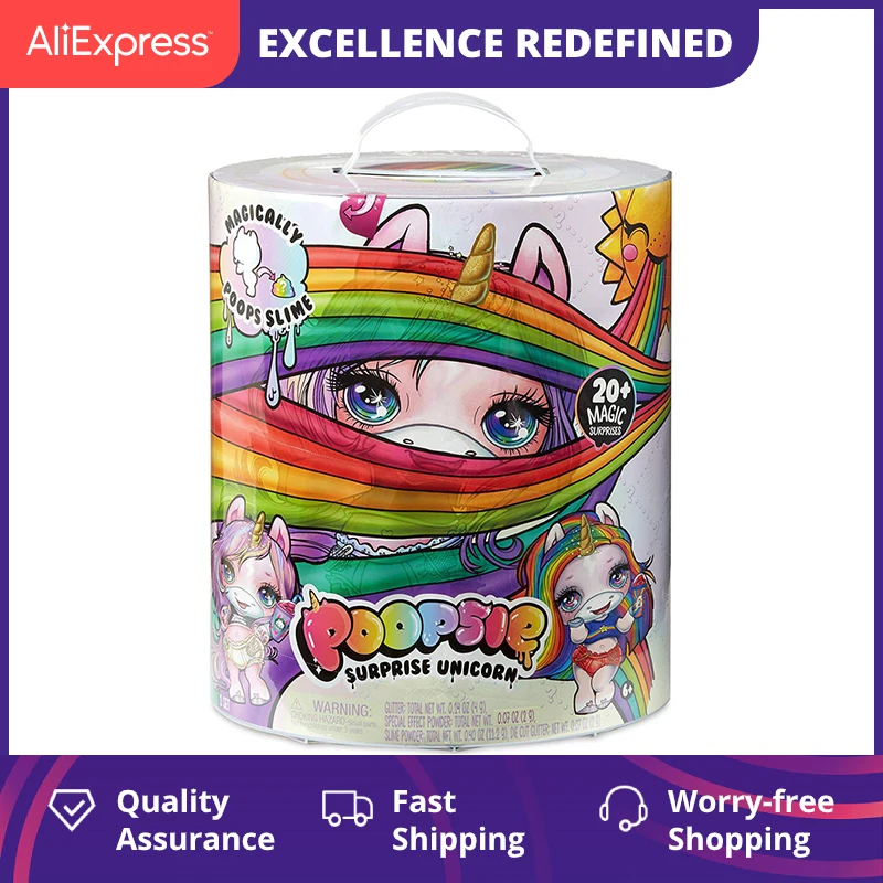 

Original Poopsie Slime Unicorn Rainbow Brightstar Oopsie Starlight Luxury Blind Box Color Mud Birthday Gift For Girl PoopRocking