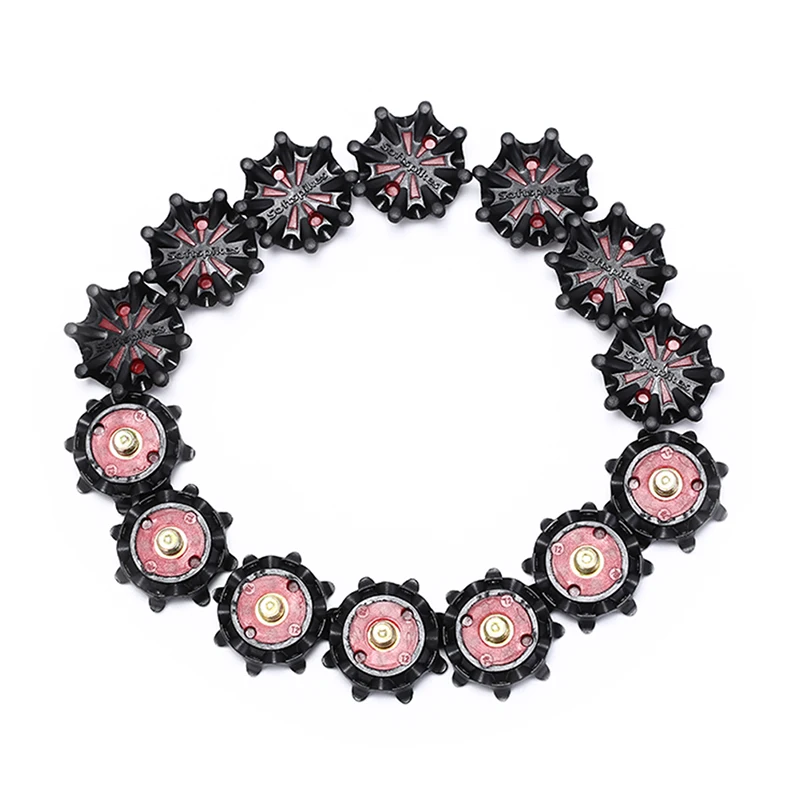 14 шт./лот обувные насадки с шипами для гольфа штифты 1/4 поворот быстрая Замена