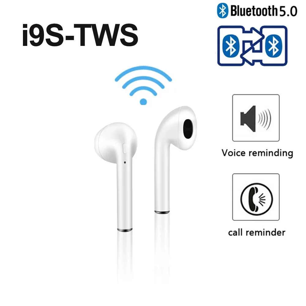 I9s tws bluetooth5.0 fone de ouvido estéreo sem fio fone de ouvido para iphone xiaomi samsung android celular