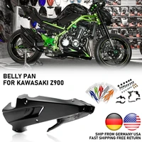 motorcycle accessories belly pan engine spoiler lower fairing cowling cover body frame panel for kawasaki z900 2017 2018 2019