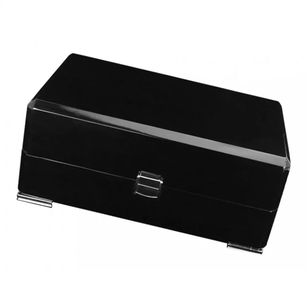 

Wooden Watch Box Storage Organizer, Men's Gift -Business Watch Display with PU Leather Pillow