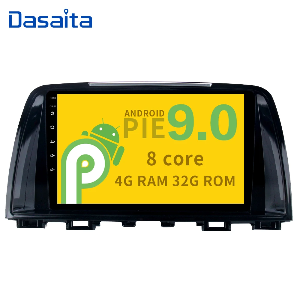 Octa Core Android 9.0 with 9&quot HD Digital Touch Screen Bluetooth 4G RAM 32G ROM car GPS radio player for Mazda 6 Atenza 2013 2014 |