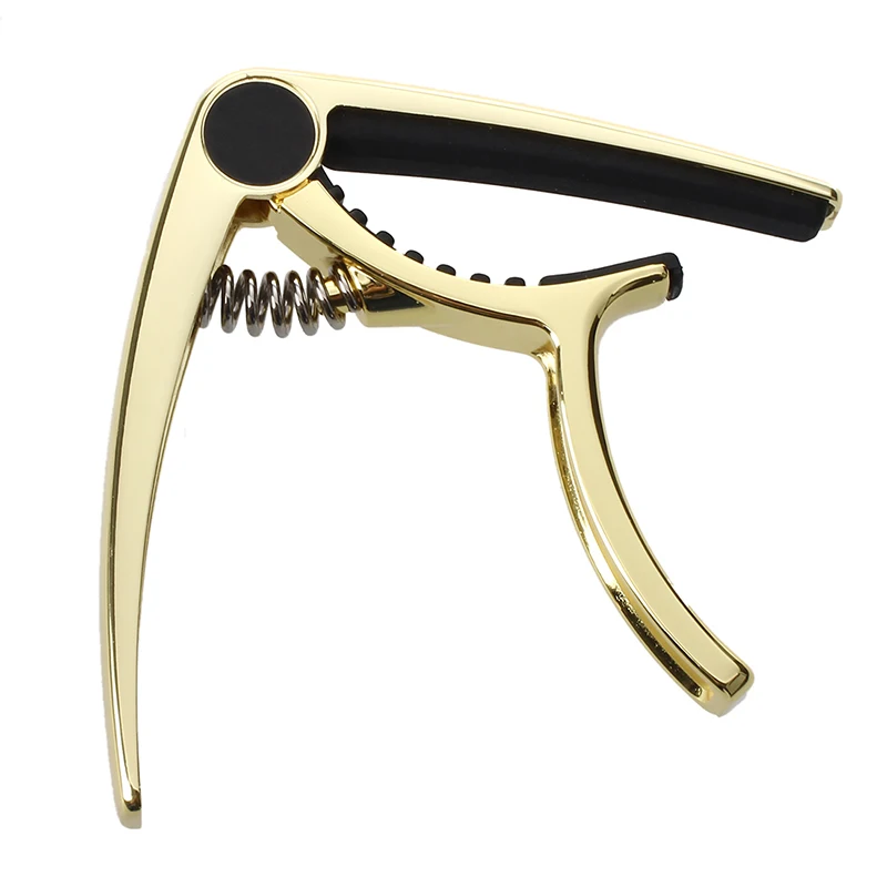 Meideal Capo10 акустическая электрическая гитара быстросменный триггер каподастр золотистый