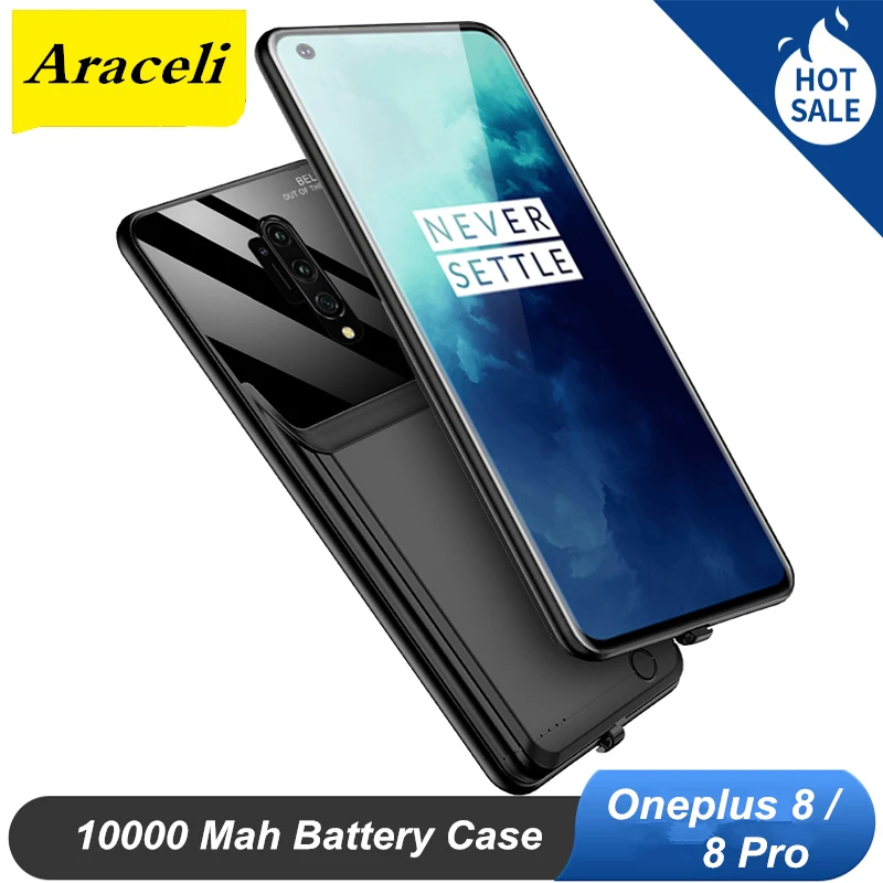 Araceli 10000 мАч для Oneplus 8 Pro чехол аккумулятора смартфона зарядное устройство