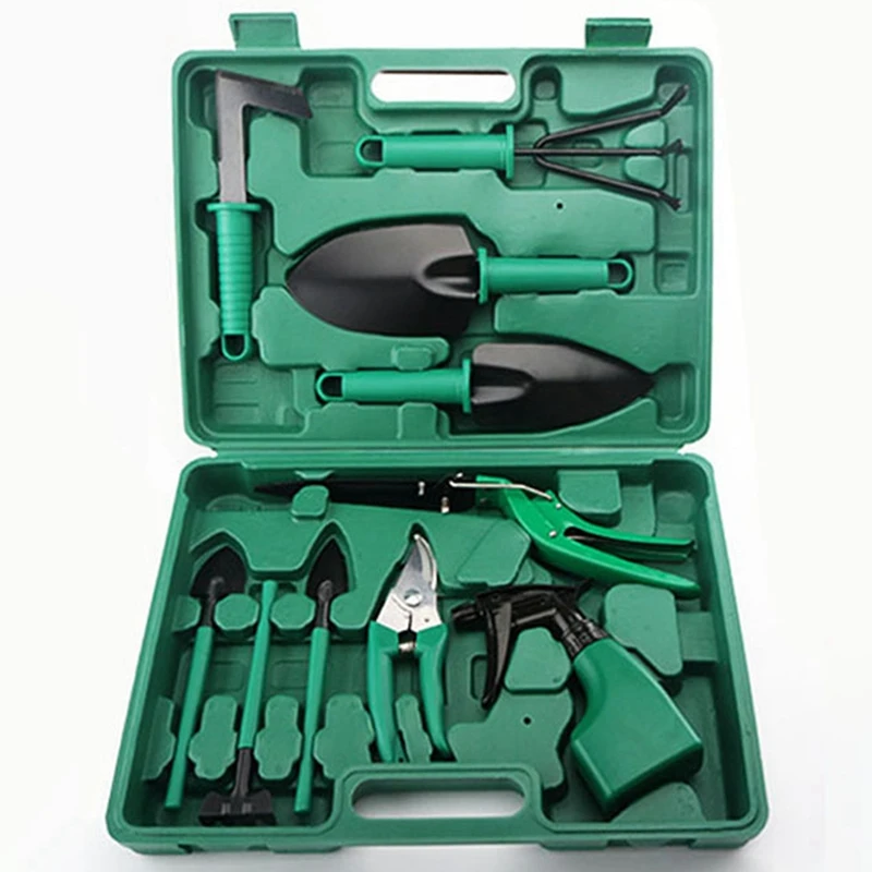 

Gardening and Planting Tools, Flower Garden, Watering Bottle, Potted Plants, Pruning and Digging Shovel Ten-Piece Set