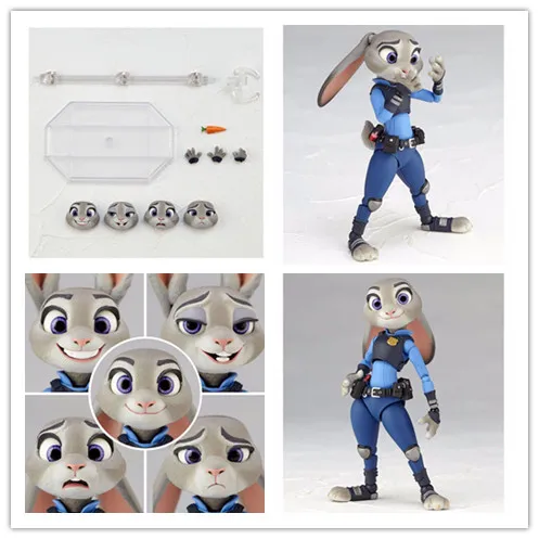 12 см Новый револьтек фигурка зотрополиса рибо Джуди хопс игрушка модель подарки