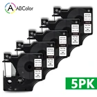 Ленты для этикеток, совместимые с DYMO 18445, для DYMO Rhino, 4200, 5200, 5000