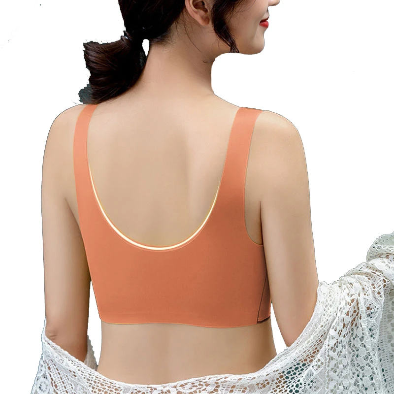 3 шт латексные бесшовный бюстгальтер Для женщин пуш-ап нижнее бельё для девочек