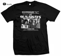 The Runaways Flyer - Hand Silk Screened, Pre-Shrunk 100% Cotton T-Shirt Custom Aldult Teen Unisex Digital Printing Xs-5Xl