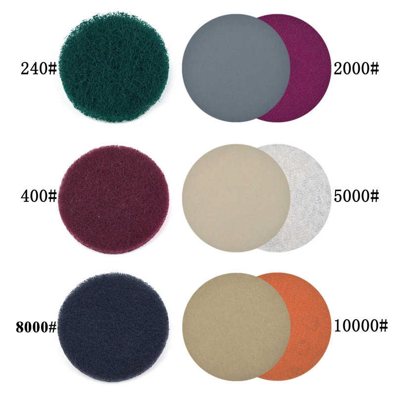

Sanding Discs Sanding Pad M16 Drill Adapter Interface Soft Sponge Buffer Pad Car Headlights Polishing Restoration Repair Set
