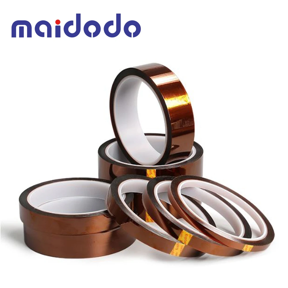

Maidodo 33M High Temperature Heat BGA Tape Thermal Insulation Tape Polyimide Adhesive Insulating adhesive Tape 3D printing Board