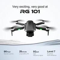 rg101 gps drone 6k hd double camera 5g wifi fpv quadcopter helicopter 3 0km anti shake professional aerial photography brushless
