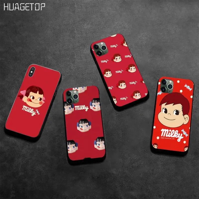 Чехол HUAGETOP Fujiya Milky Peko chan для iphone 12 pro max 11 XS MAX 8 7 6 6S Plus X 5S SE 2020 XR|Бамперы| |
