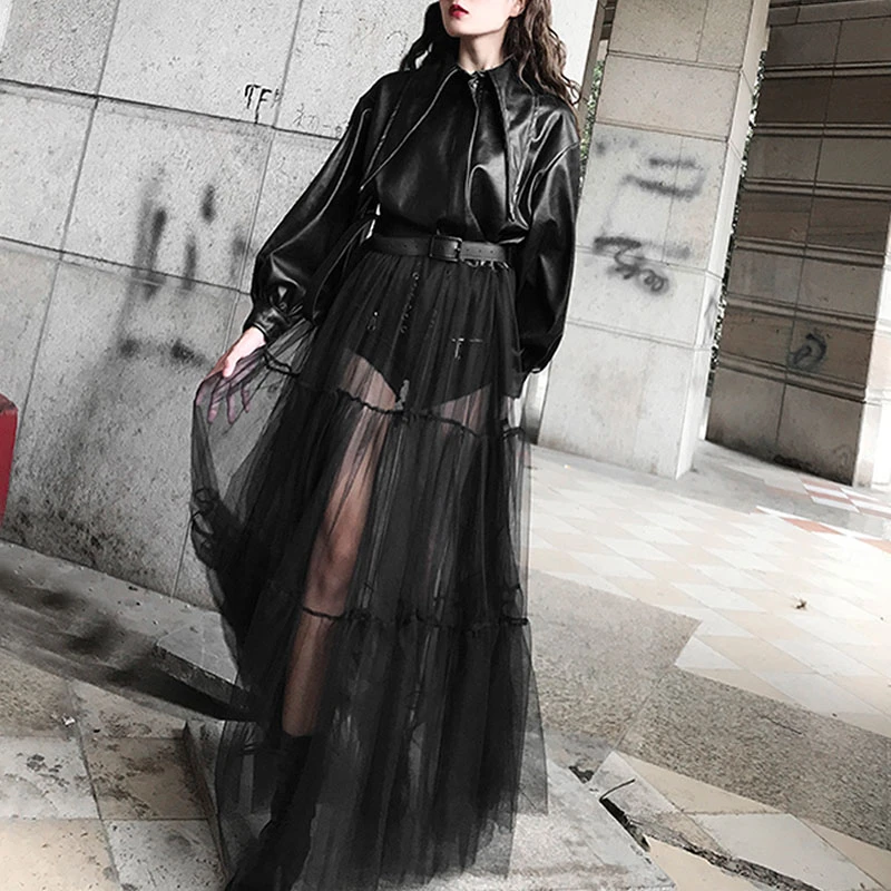 Женская куртка из ПУ кожи пикантное пальто в стиле пэчворк на шнуровке с