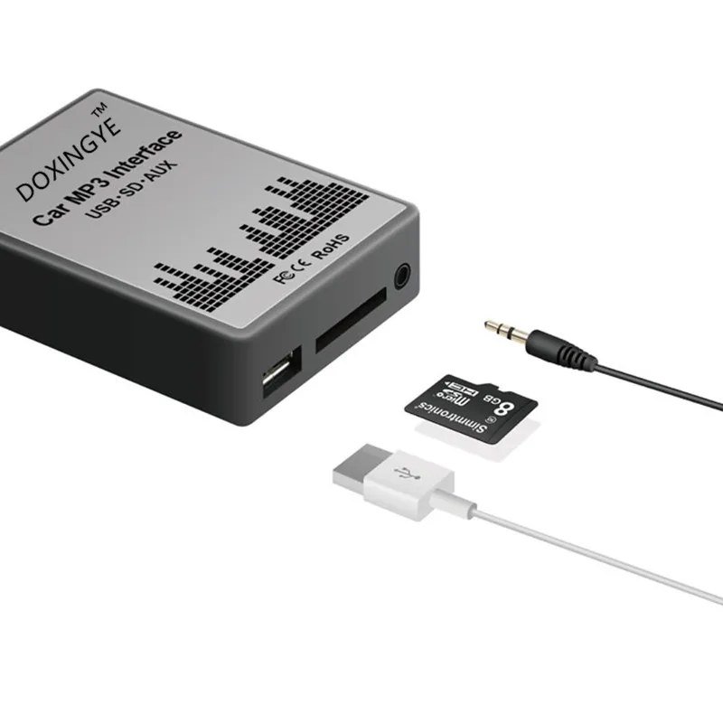 DOXINGYE USB SD AUX Автомобильный MP3 плеер музыкальное радио цифровой адаптер для замены