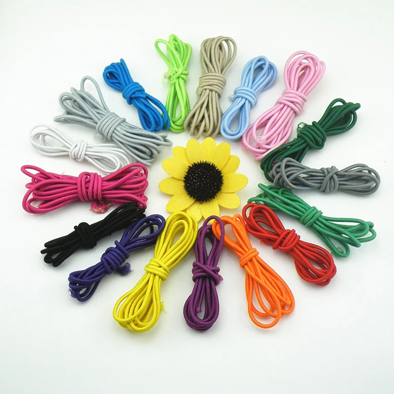 2 5 мм красочные круглая эластичная повязка для высокие эластичные резинки