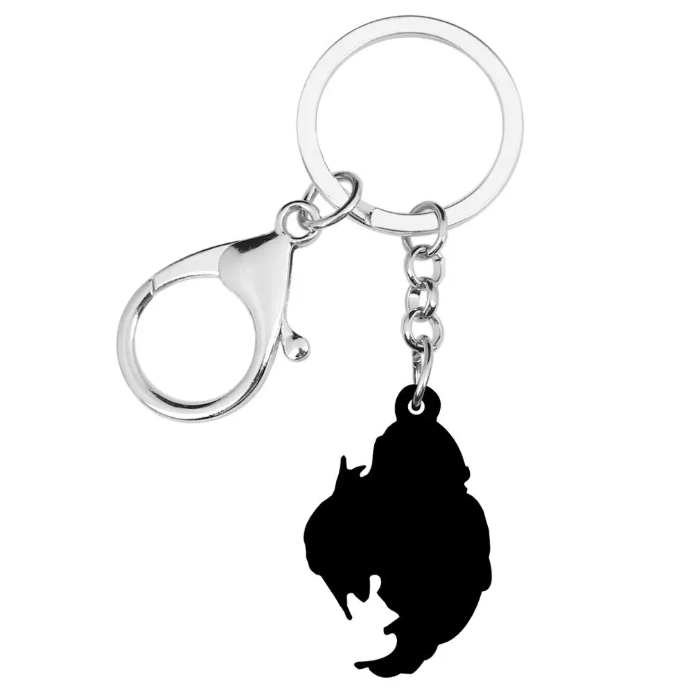 Bonsny акриловая искусственная кожа брелок кольцо сумка автомобильный кошелек