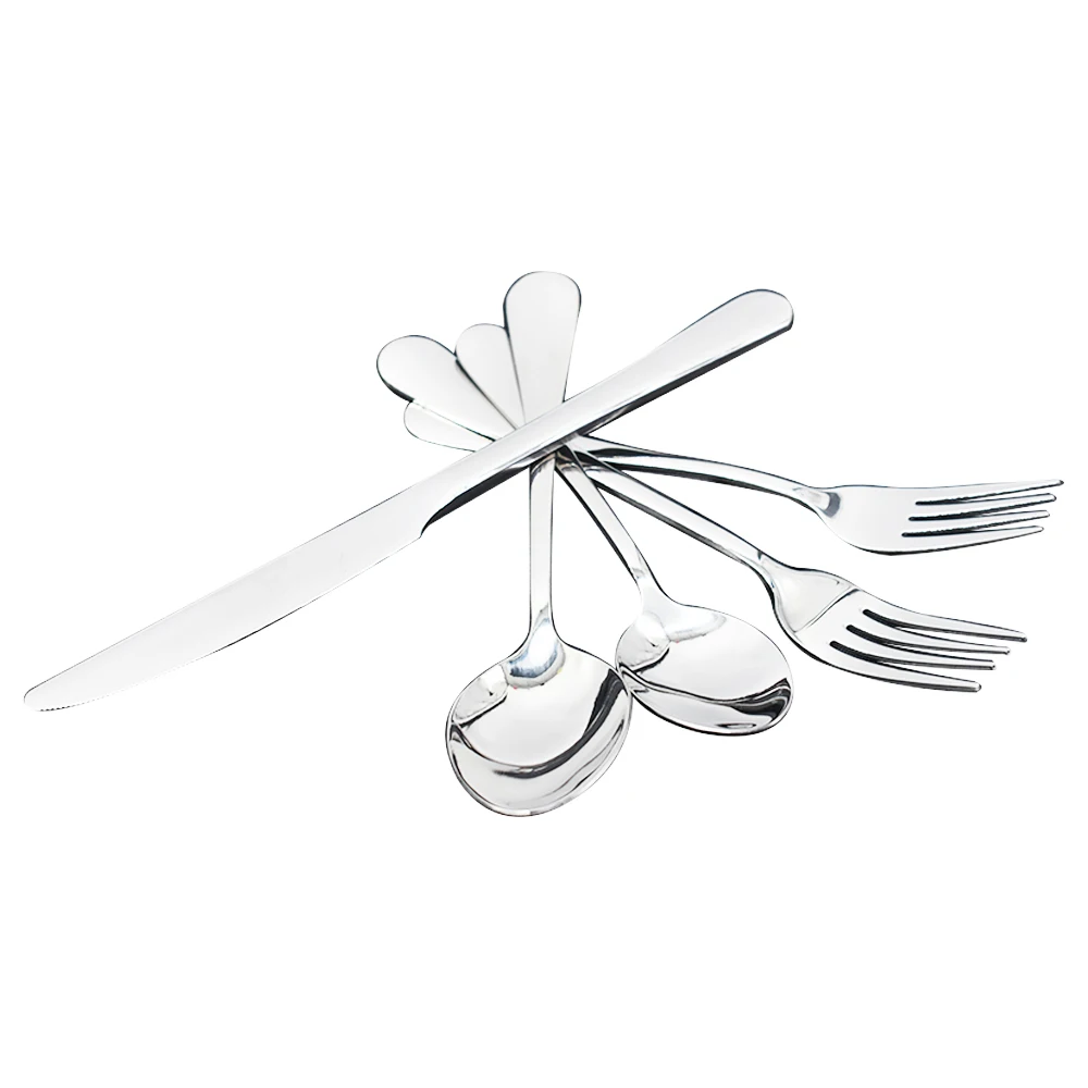 

Cutlery Set Flatware Stainless Steel Dinnerware Tableware Dinner Knife ForkSpoon