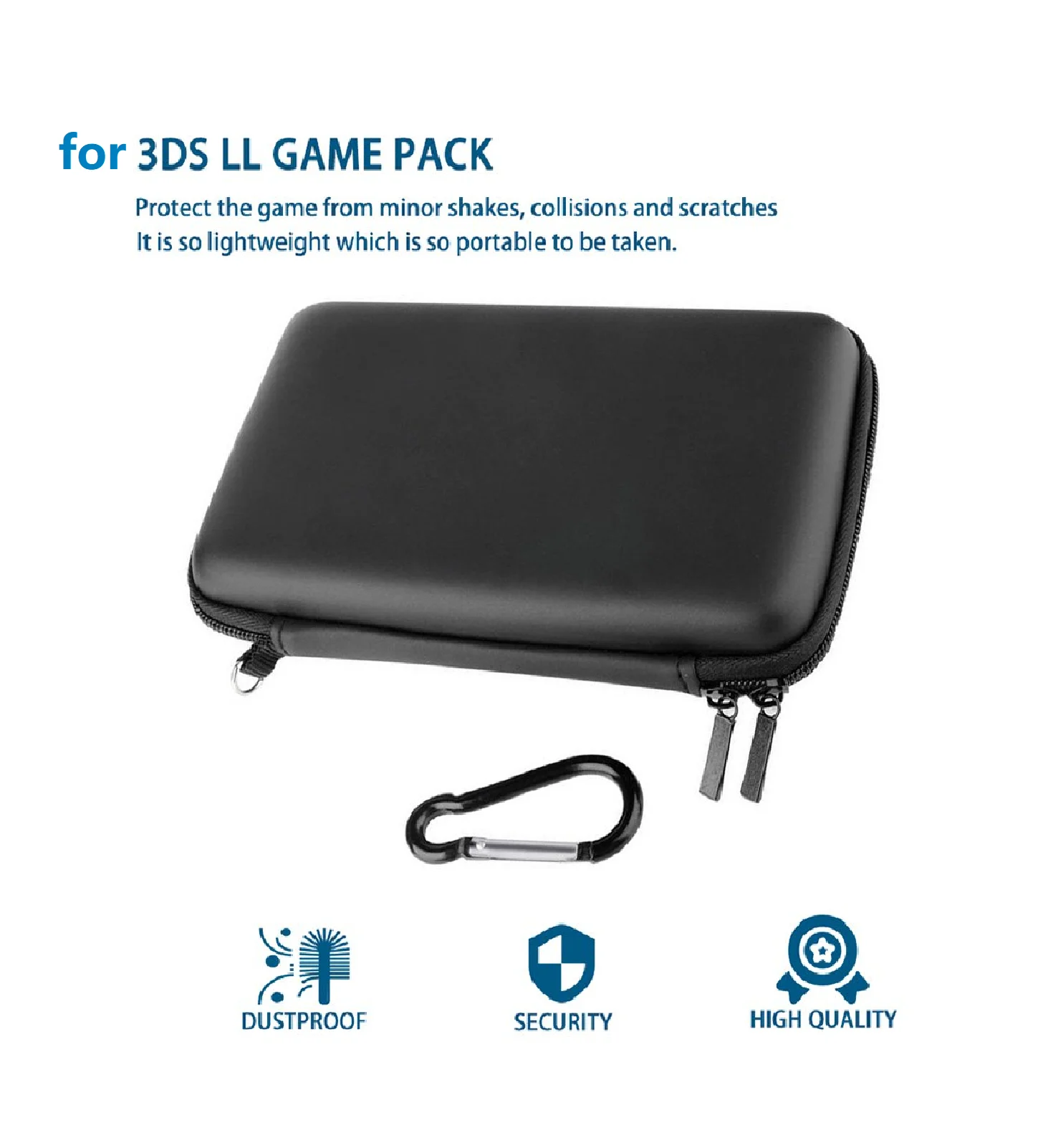 

Portable EVA Gaming Bag Case for Nintend Switch 3DS LL case Bag Pouch Accessories with Strap Skin Carry Hard Bag Gaming