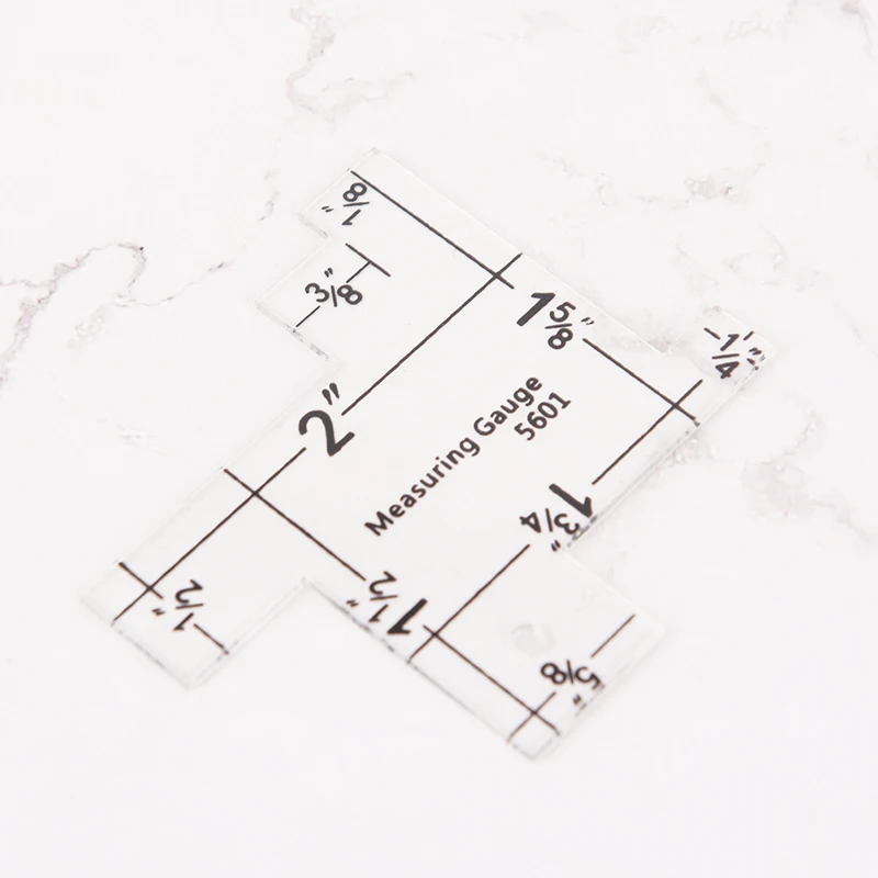 1 шт. имперские метрические мини весы пластиковый измерительный прибор для шитья