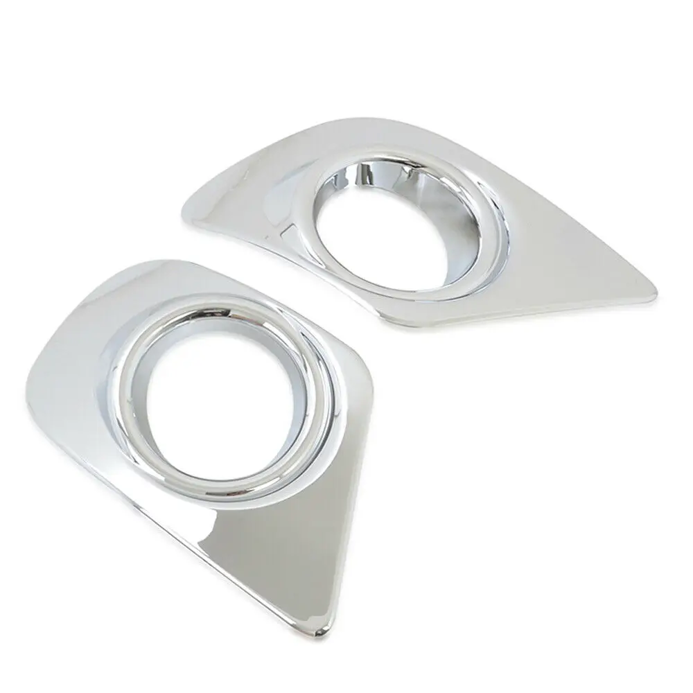 

For Dodge Journey 2013-2018 Chrome Front head Fog Light Lamp Frame Cover Trim