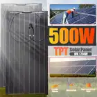 Солнечная панель s 500 Вт 250 Вт 18 в TPT, гибкая Высокоэффективная солнечная панель, полный комплект зарядного устройства для смартфона, солнечная система для дома 500 Вт солнечная батарея солнечные панели