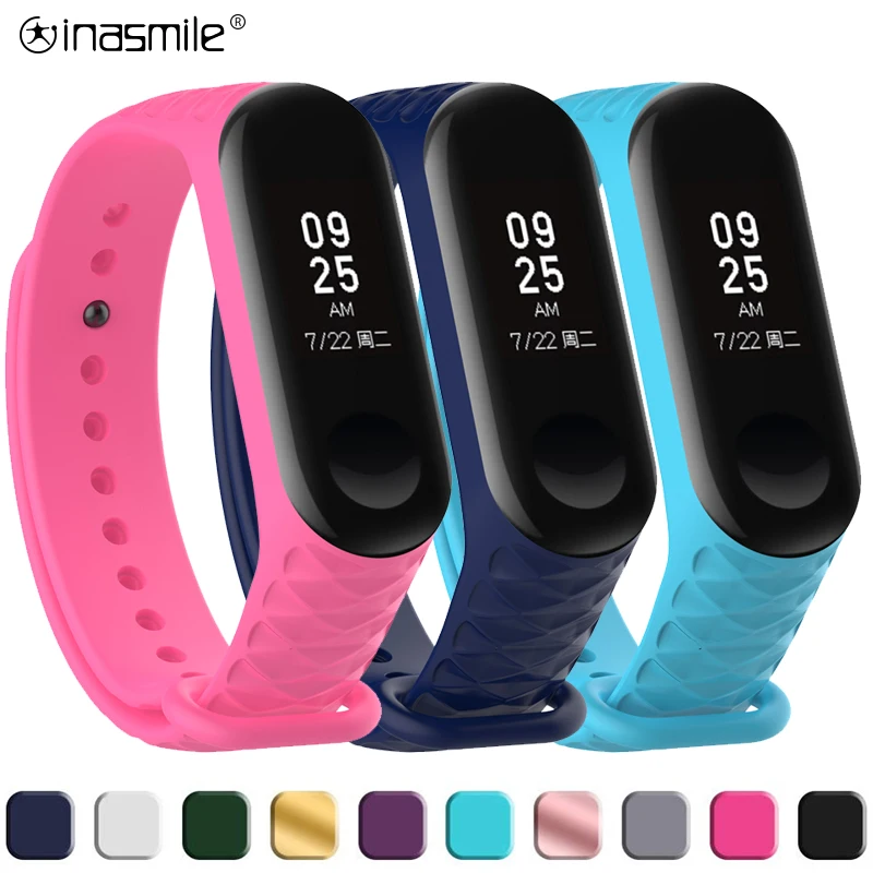 Стильный браслет для xiaomi mi Band 3 4Mi band ремешок 4 Smart correa|Смарт-аксессуары| |