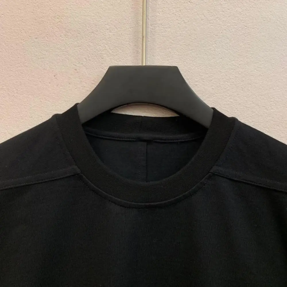19ss Owen seak, мужские хлопковые Толстовки, Толстовки, готический стиль, большие размеры, Мужская одежда, Осенние однотонные черные толстовки, облегающие толстовки