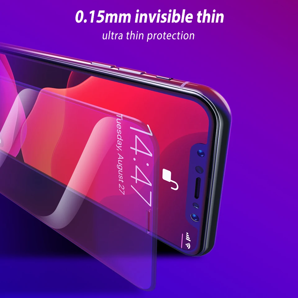 Защитная пленка для экрана iPhone 11 Pro Max мягкая Гидрогелевая телефона X Xr XS не стекло