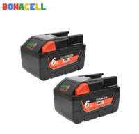 bonacell m28 battery 28v 6 0ah replacement battery for milwaukee 48 11 2830 v28 0730 20 cordless power tool battery with led