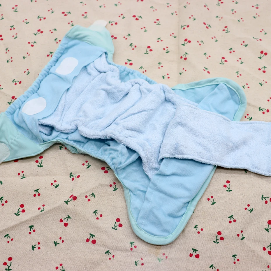 Многоразовые тканевые подгузники AI2 с бамбуковой хлопковой вставкой | Мать и