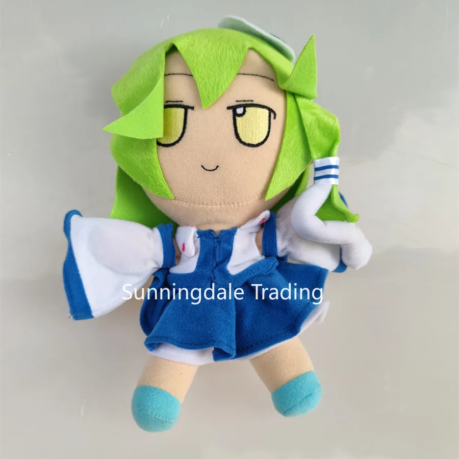 Touhou Project Cirno-juguete de peluche de 28cm, almohada de Cosplay, mu&ntilde;eco para regalo-4