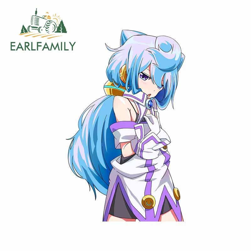 

EARLFAMILY 13cm x 8.1cm for Hacka Doll 3 Car Sticker Waterproof Decal Occlusion Scratch Laptop Refrigerator Windows Decoration