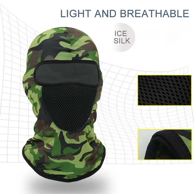 Тактическая камуфляжная маска-Балаклава на все лицо армейская маска для военных