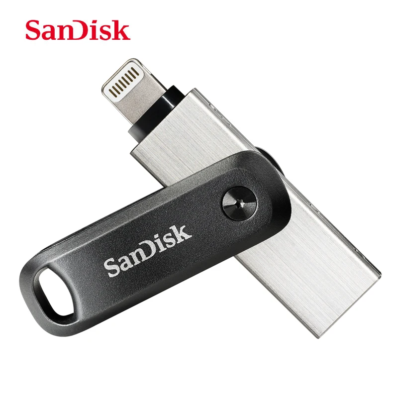 

SanDisk iXpand Flash Drive Go USB Flash Drive Lightning Connector USB3.0 256GB 128GB 64GB Metal pen drive MFi For iPhone & iPad