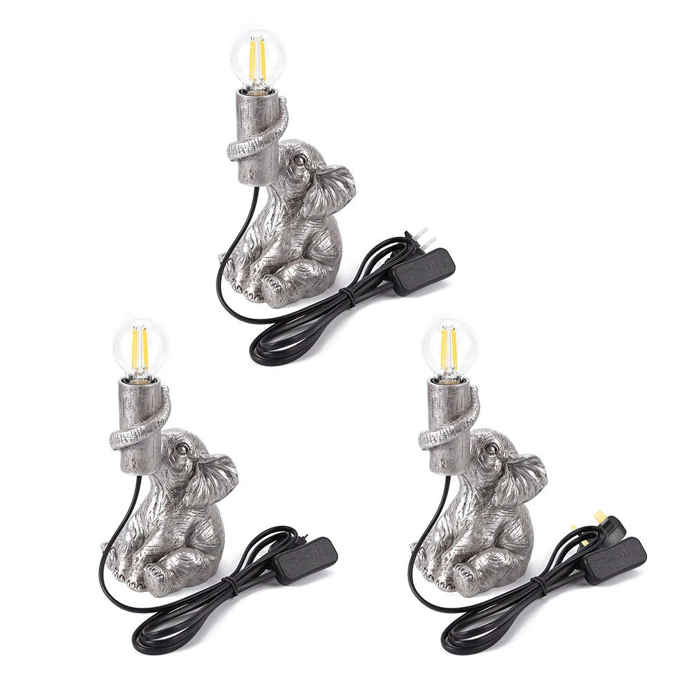 

Cute elephant LED night light bedroom living room desktop decoration light children gift night light home decoration
