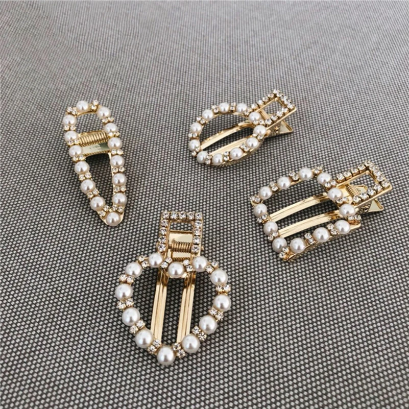 Новинка 2019 модные заколки для волос женщин Симпатичные с жемчугом девочек