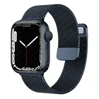 Ремешок для Apple watch Band 44 мм 40 мм 38 мм 42 мм, аксессуары для смарт-часов с магнитной петлей, браслет для iWatch Series 3 4 5 6 se 7 45 мм 41 мм
